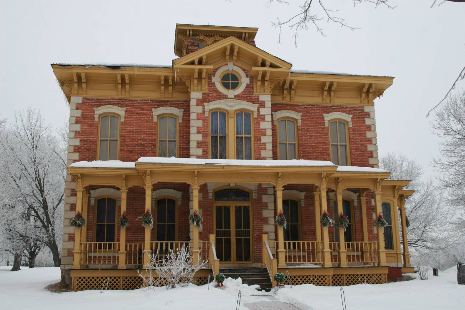 Flynn Mansion in Winter